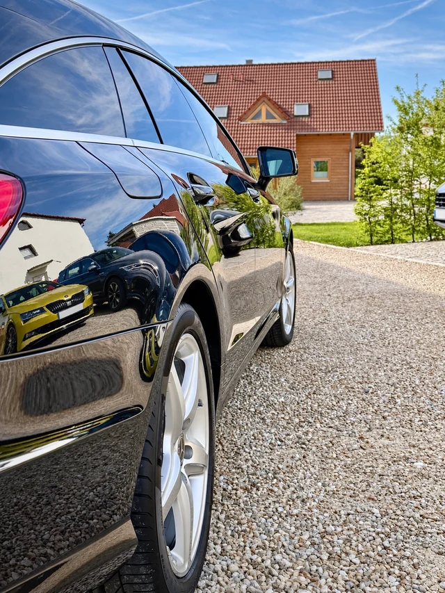 Lackkorrektur am Mercedes-Benz CLS